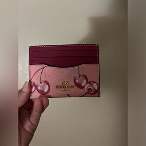 Cherry Coach Cardholder